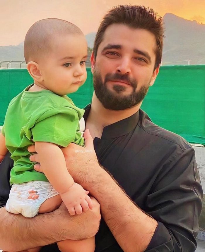 8 Beautiful Pictures Of Hamza Ali Abbasi with his Family ...