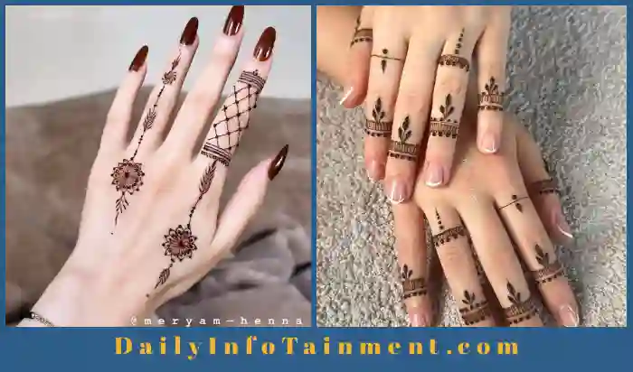 15 Minimalist Mehndi Designs for Fingers and Back Hand 